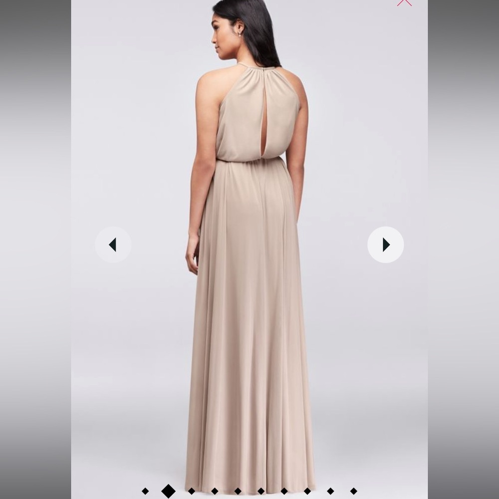 David Bridals bridesmaid dress. Color plum. Size 8